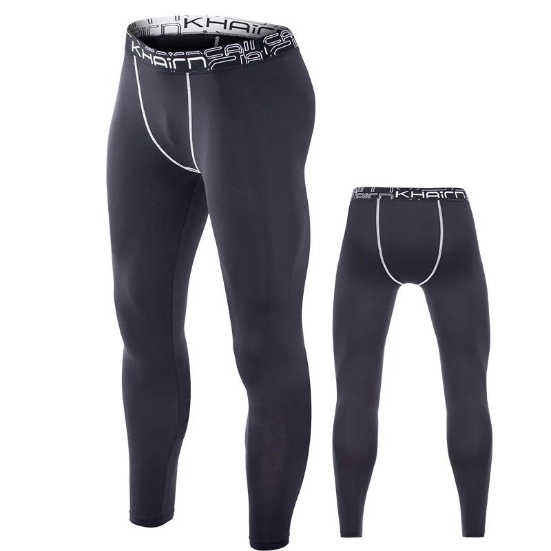 Pantalon slim grande taille pour homme, leggings de fitness, de course, de basket-ball, de sport ast