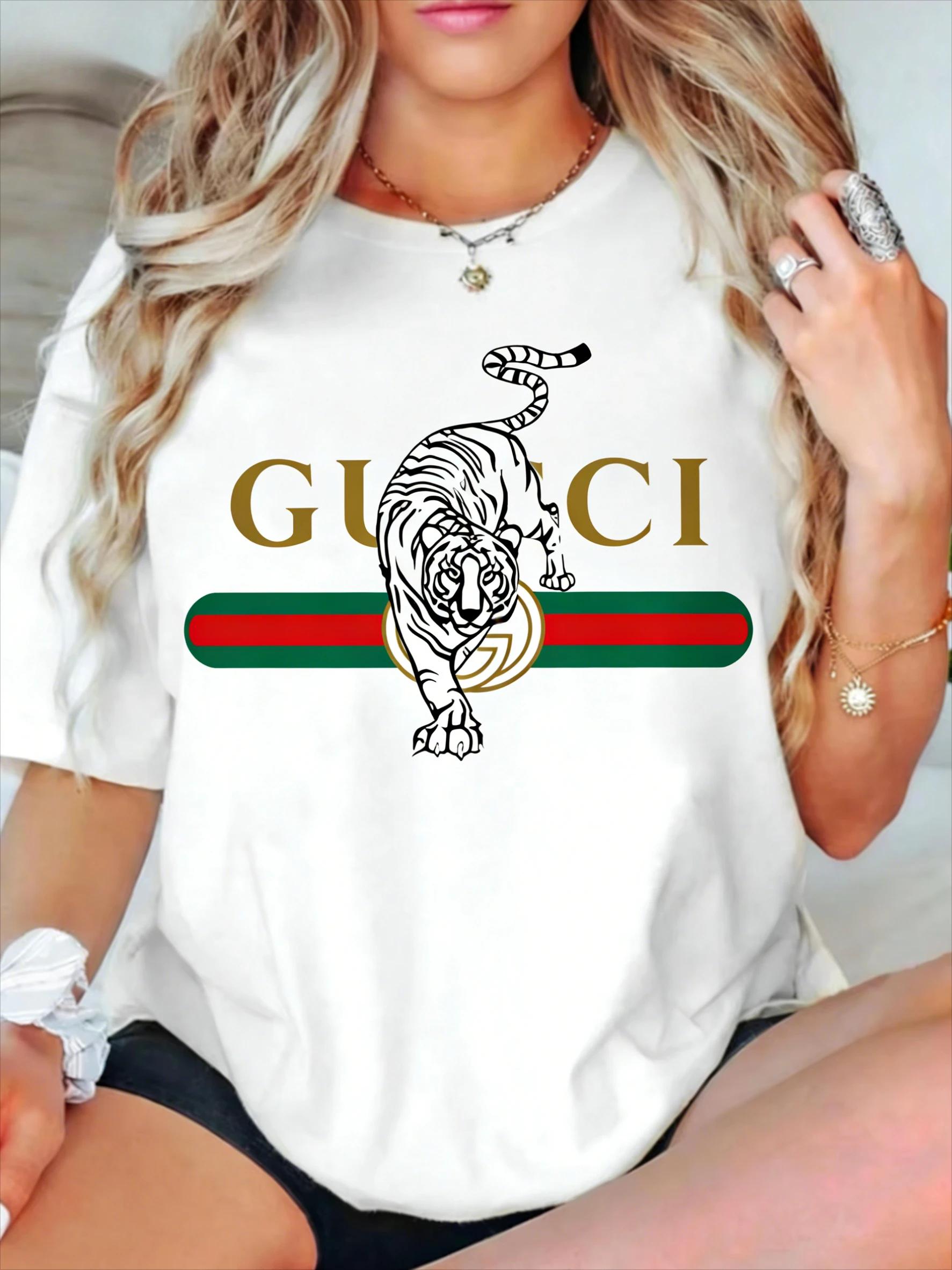Nouveau T-shirt Femme 2026 à Manches Courtes avec Imprimé Lettres, Tendance, Décontracté et Polyvale