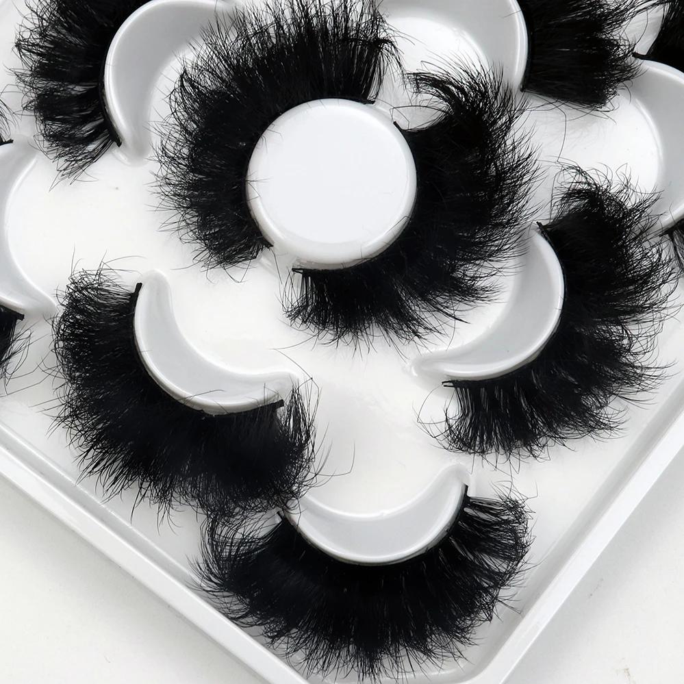 Faux cils de vison naturels moelleux, cils individuels, extension dense, outil de maquillage en gros