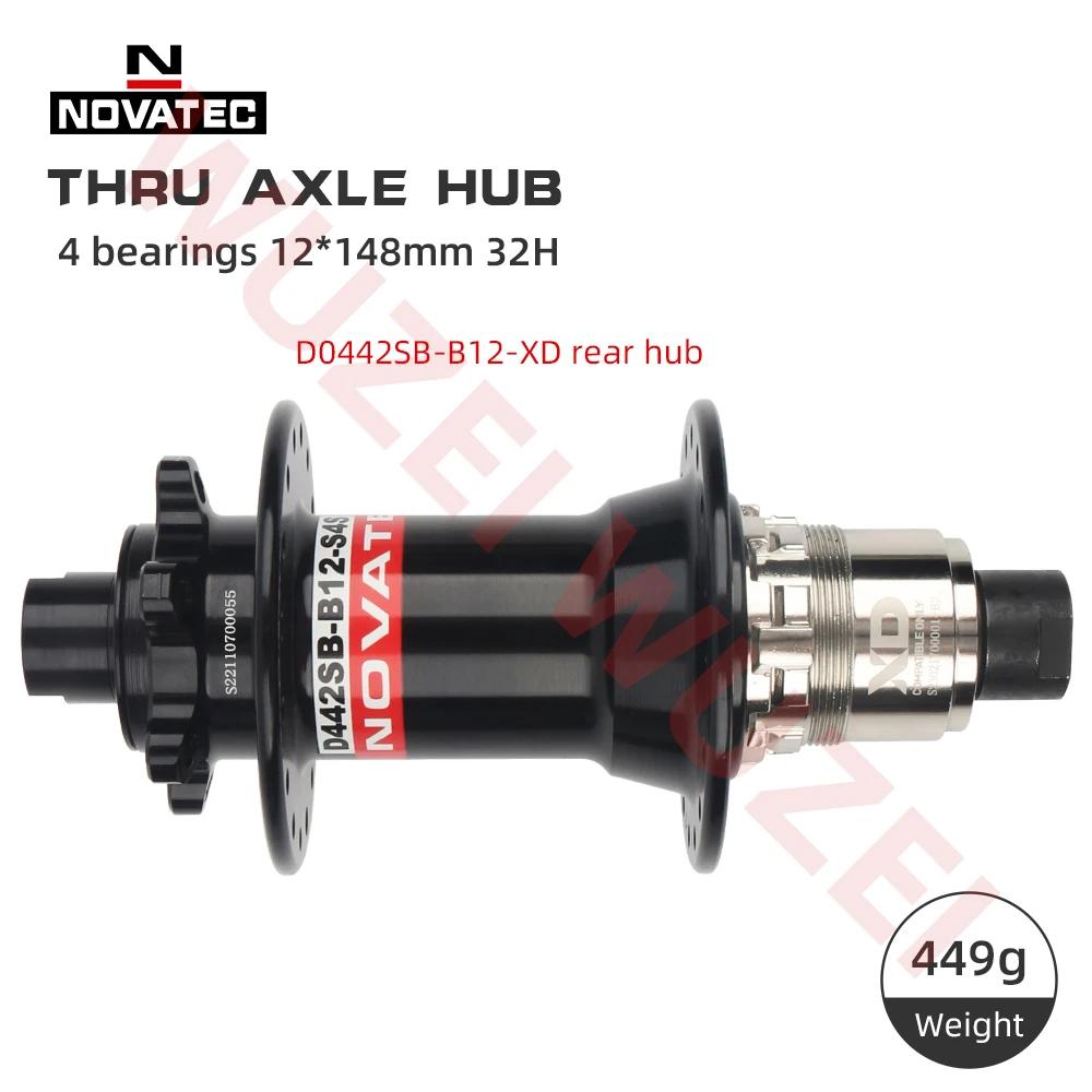 NOVATEC 32H XD moyeu arrière de vélo de montagne 10X135mm/12X142mm/12X148mm essieu rapide/à traversa
