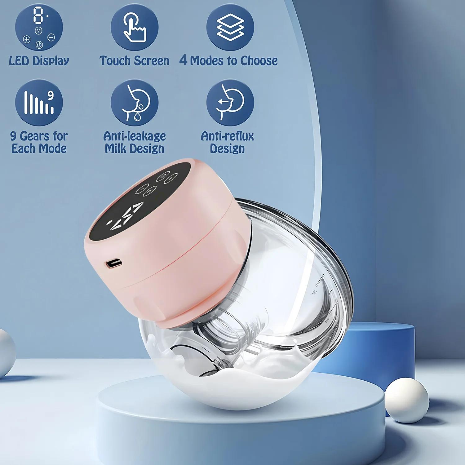 Tire-lait portable USB, fournitures pour bébé, tire-lait électrique et automatique