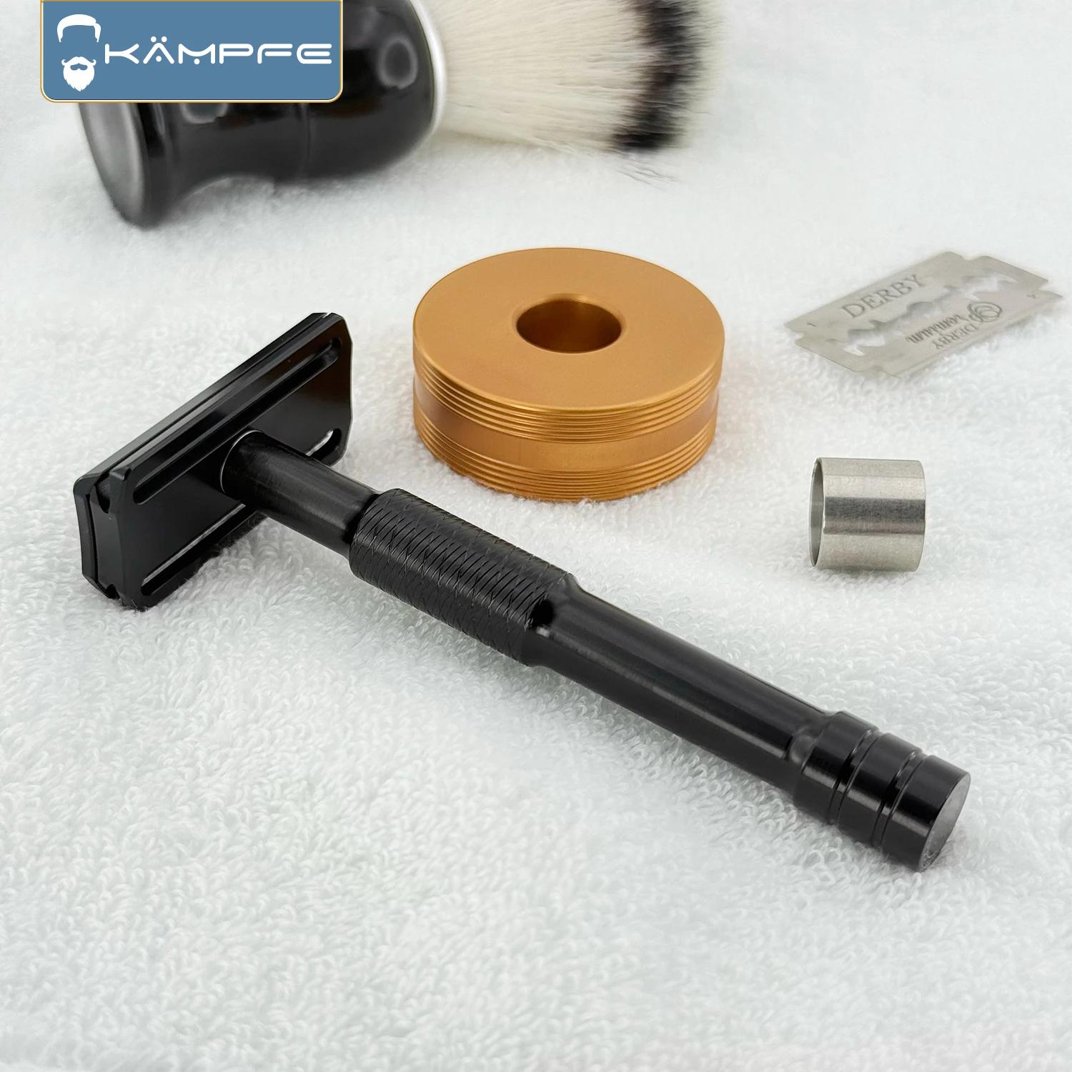 KAMPFE A99 Attack 30 °   Rasoir de sécurité double face en alliage d'aluminium gravé CNC à angle de 