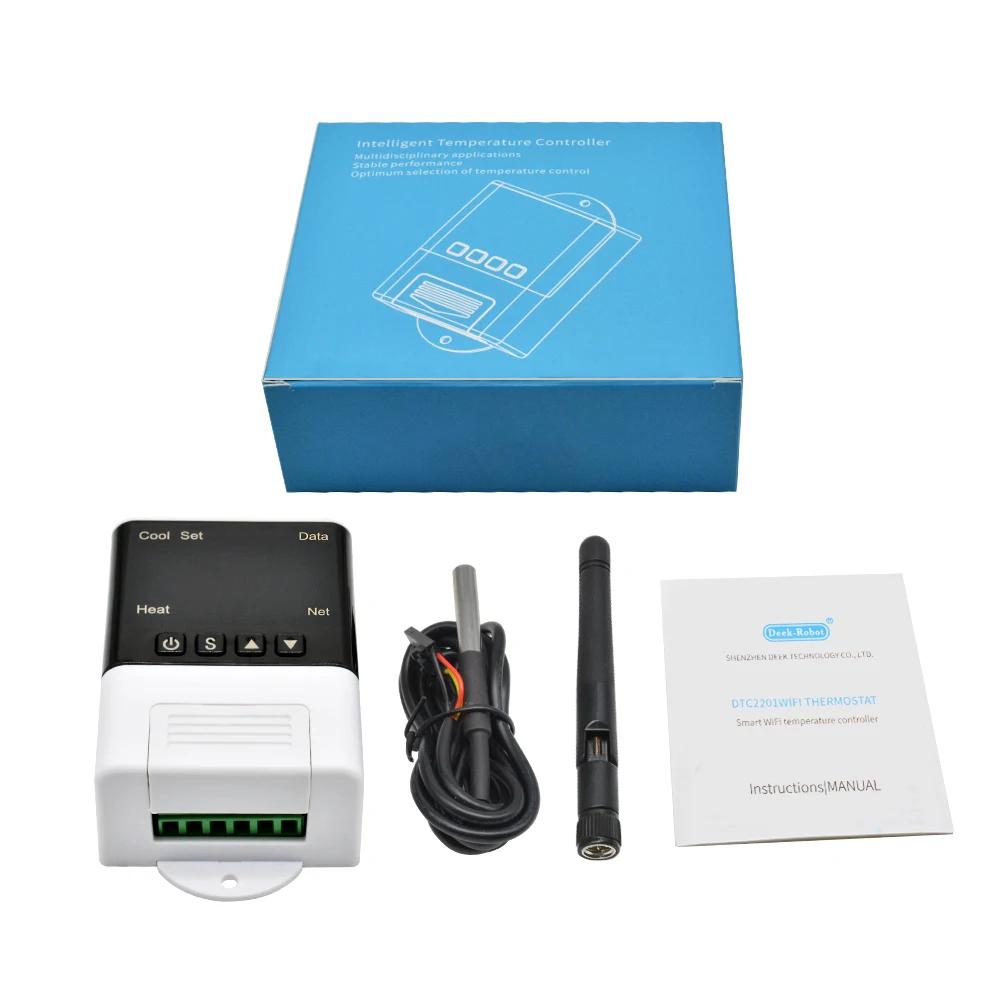 Thermostat Wifi, hygrostat numérique 12V 110V 220V, régulateur de température et d'humidité, incubat