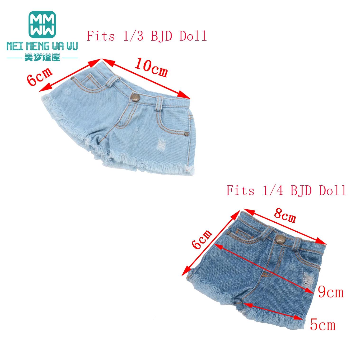 Vêtements de poupée à rotule pour filles, jupes en jean, vestes à la mode, accessoires de jouet, cad