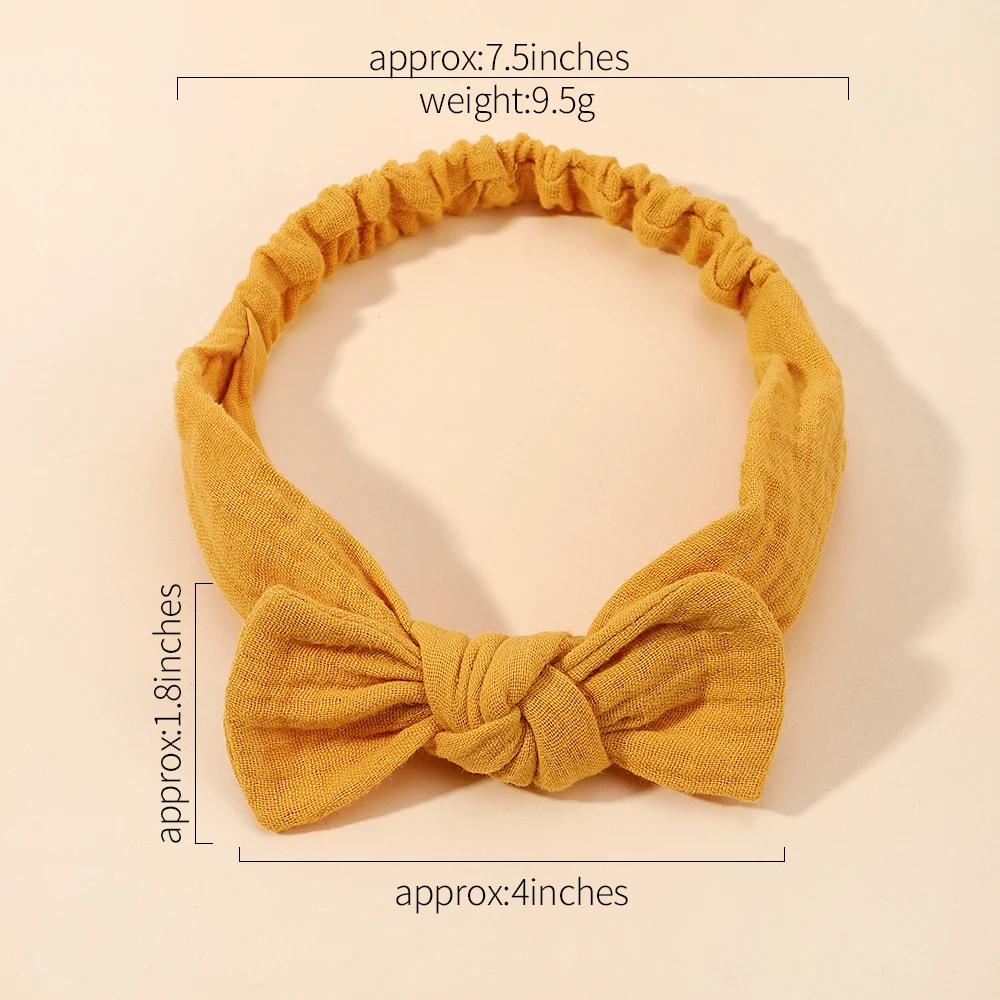 3 pièces bébé filles bandeau ensemble nœud noeud tête enveloppement pansement enfants tout-petits ch
