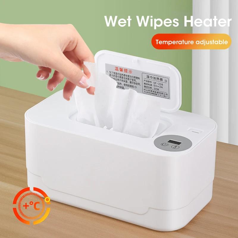 Écran LED chauffe-lingettes pour bébé, distributeur de serviettes humides, Portable, Charge USB, cha