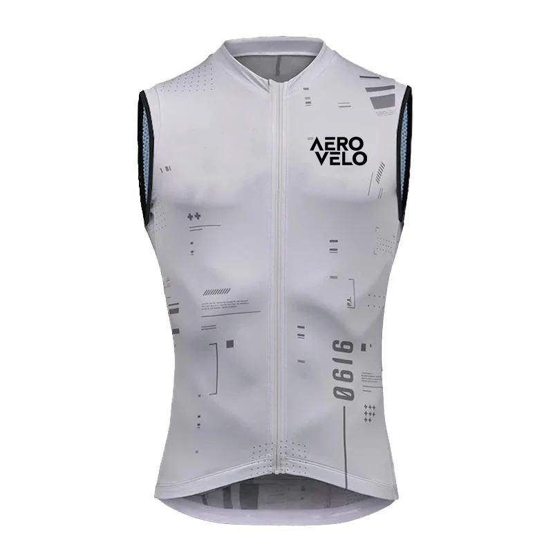 Gilet de cyclisme AERO VELO coupe-vent imperméable pour la course à pied 2026 – Maillot de cyclisme 