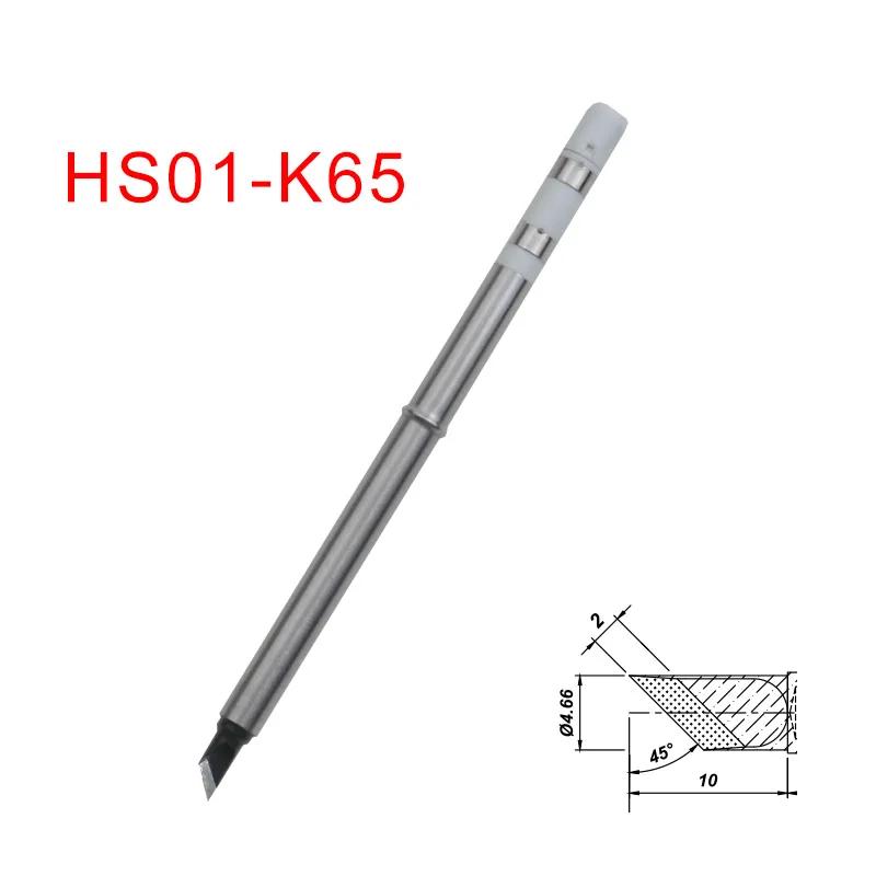 Embouts de fer à souder HS-01 6Ω, 1 pièce, pointe de soudure chauffante de remplacement pour pointe 