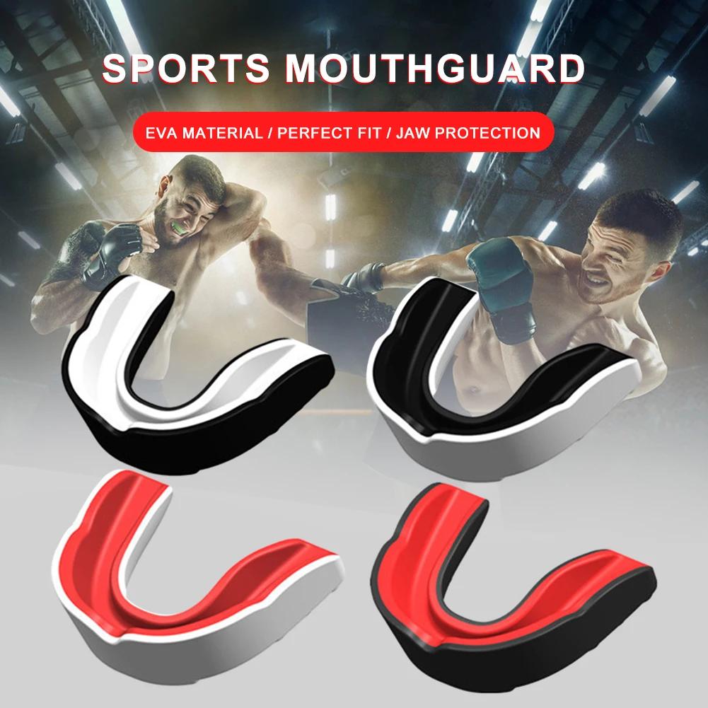 Protège-dents de boxe coupe couvertes pour adultes, protège-dents d'entraînement, protection des den