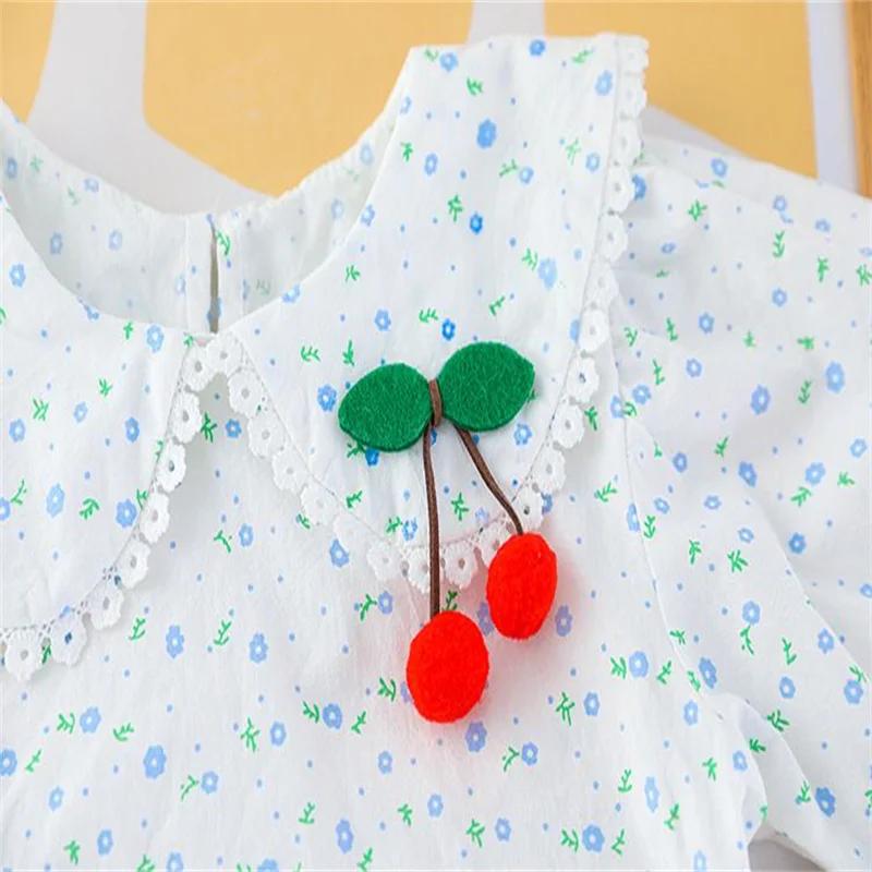 Ensemble de Vêtements pour Bébé Fille, Motif Floral, Manches sulf, Couleur Unie, Bavoirs Décontracté