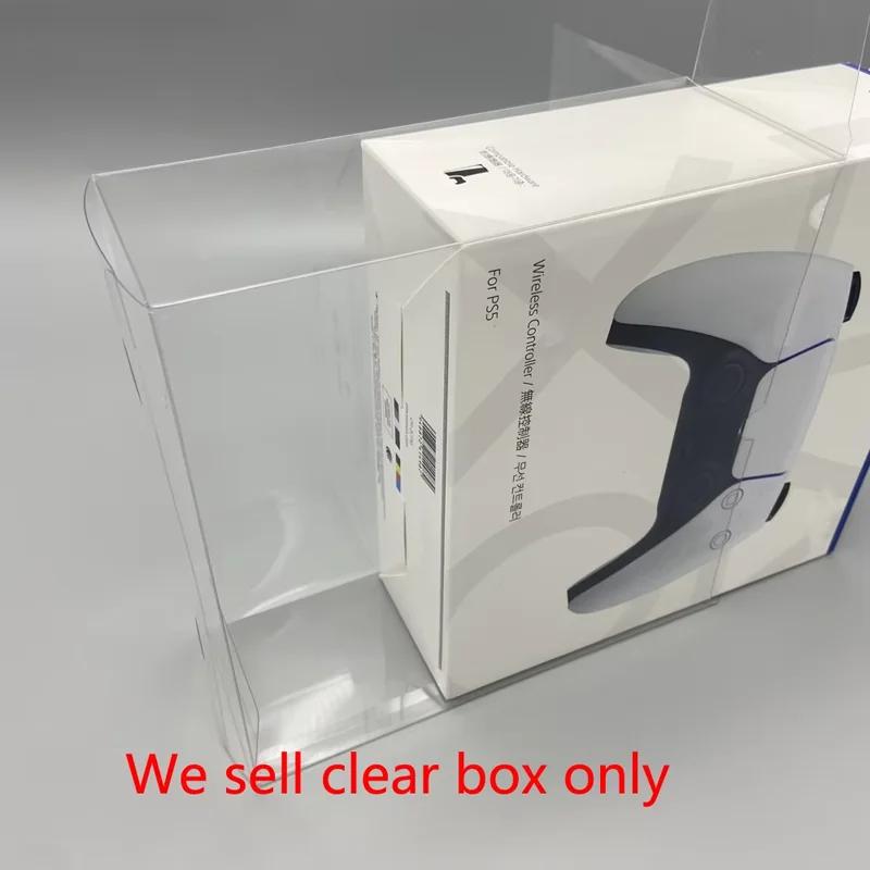 Boîte transparente en plastique PET, vitrine transparente pour contrôleur de jeu PS5 DualSense, boît