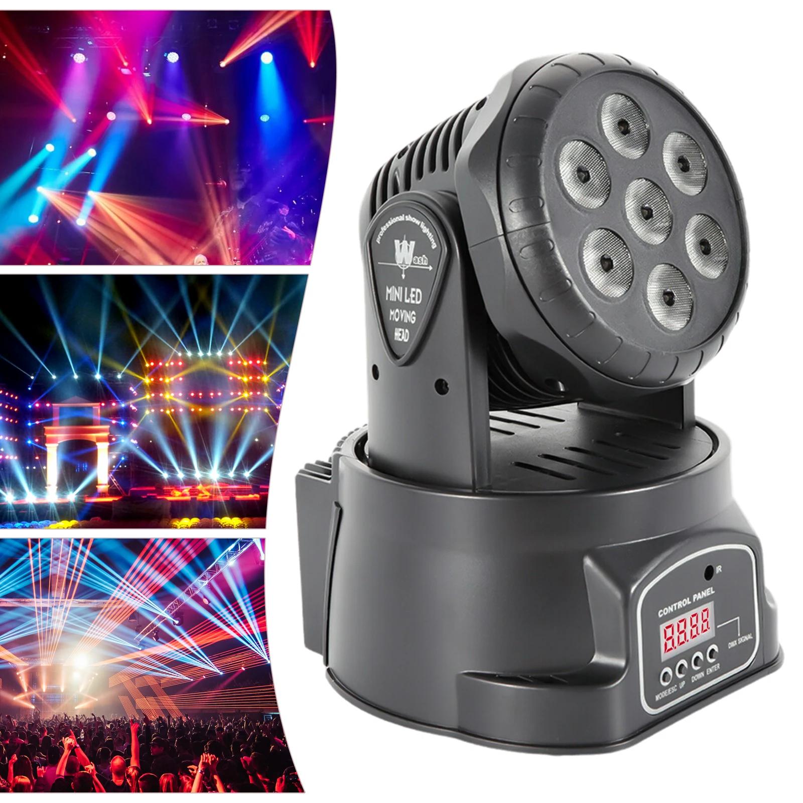 NOUVEAU Projecteur LED à tête mobile pour soirée, lumière disco RGBW pour bar, effets lumineux, club