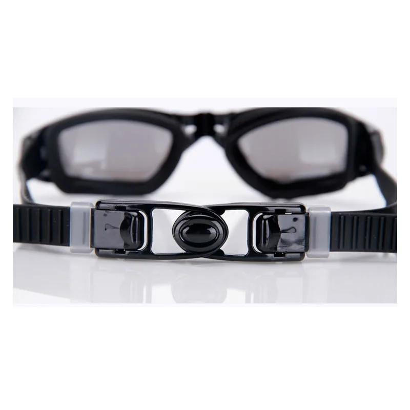 Lunettes de natation myopie pour adultes, bouchon d'oreille, anti-buée, HD, lunettes de natation pro