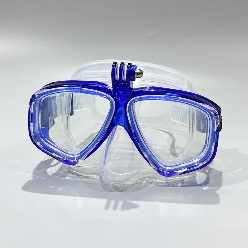 Masque de plongée sous-marine professionnel, lunettes de plongée sous-marine adaptées aux petites ap
