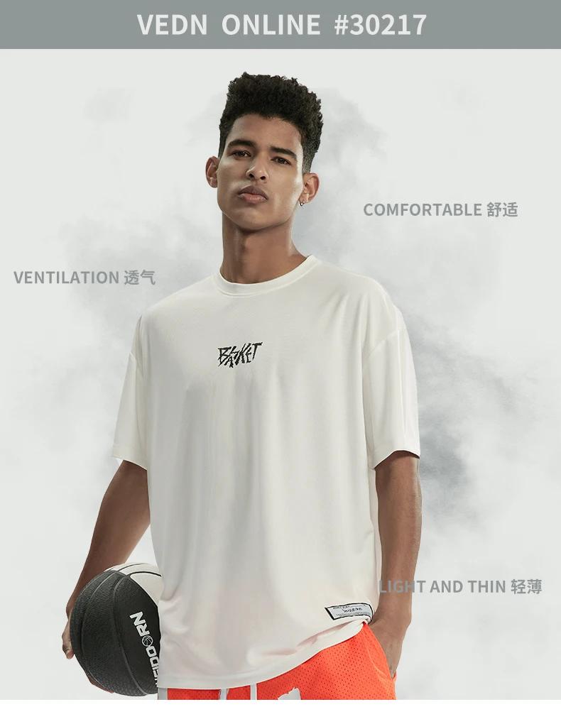 T-shirt à Manches Courtes et Col Rond pour Homme, Vêtement de dehors, Surdimensionné, Résistant, Res