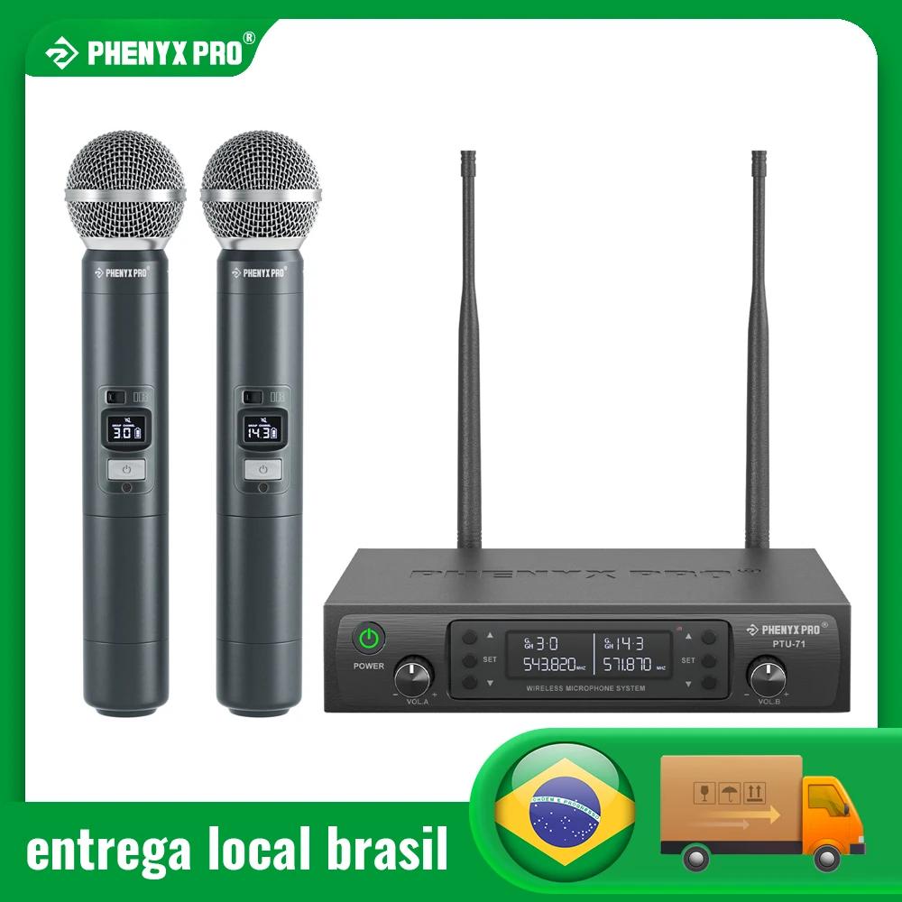 Phenyx-Système de microphone sans fil UHF pour touristes, professionnel, réglable, robuste, construc