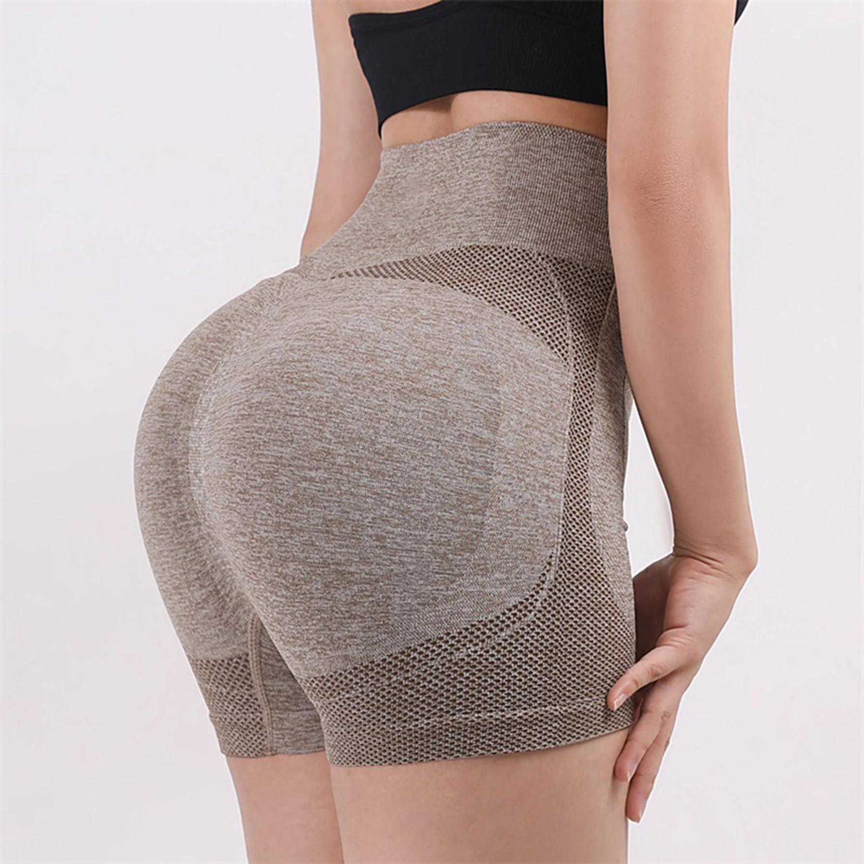 Femmes été mince taille haute Yoga élastique Fitness Yoga Leggings Sport course Shorts