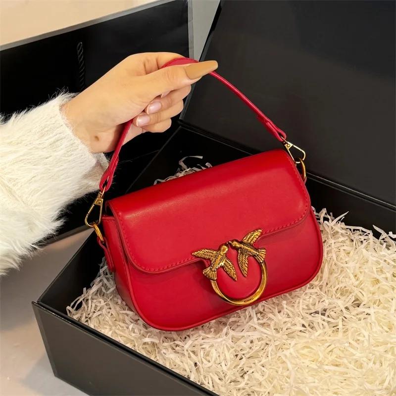Mini sac à bandoulière élégant rétro avec chaîne de luxe, minimaliste pour les achats décontractés, 