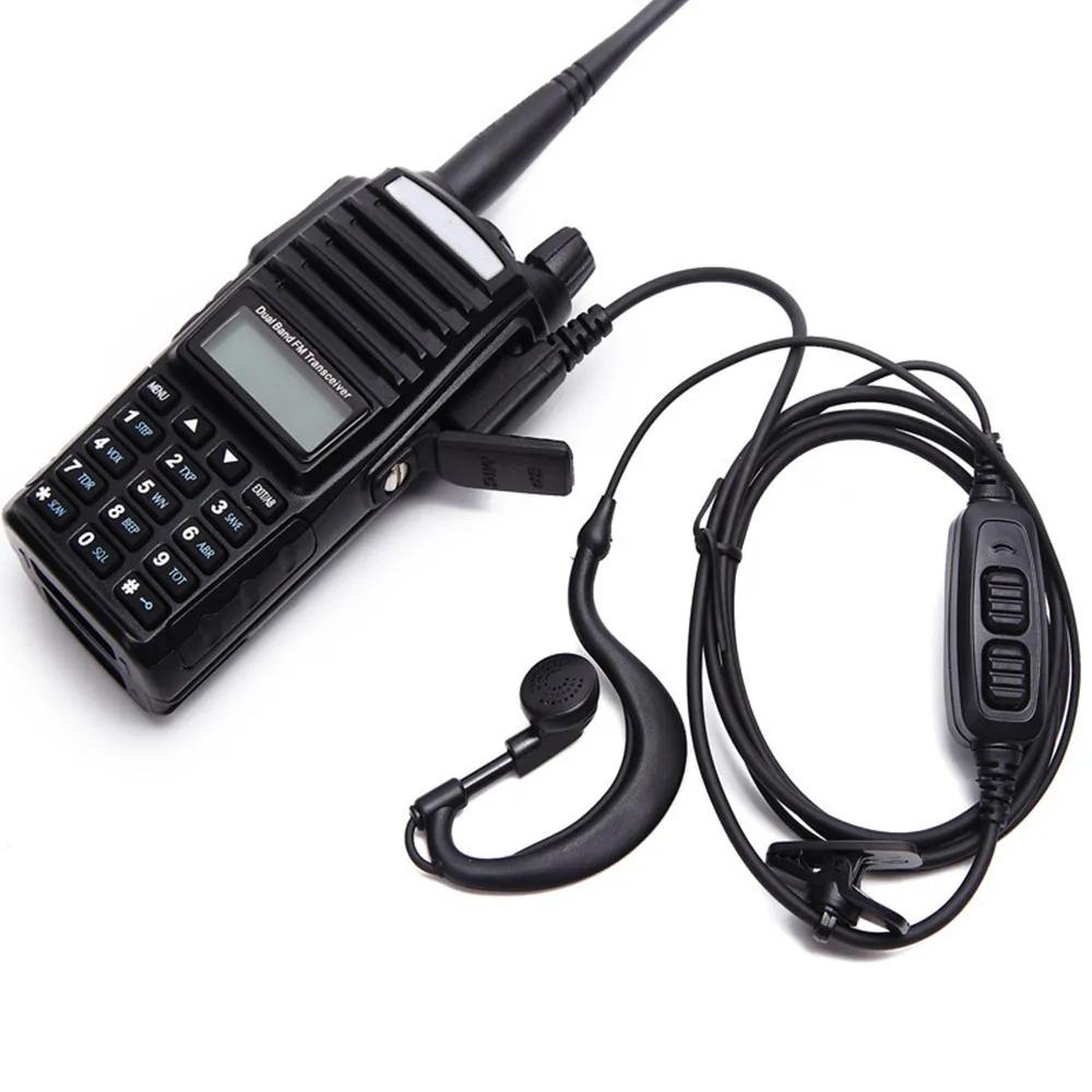 Écouteurs double PTT avec Microphone pour écouteurs transmetteur Baofeng BF-UV5R UV82 UV82L UV-89, c