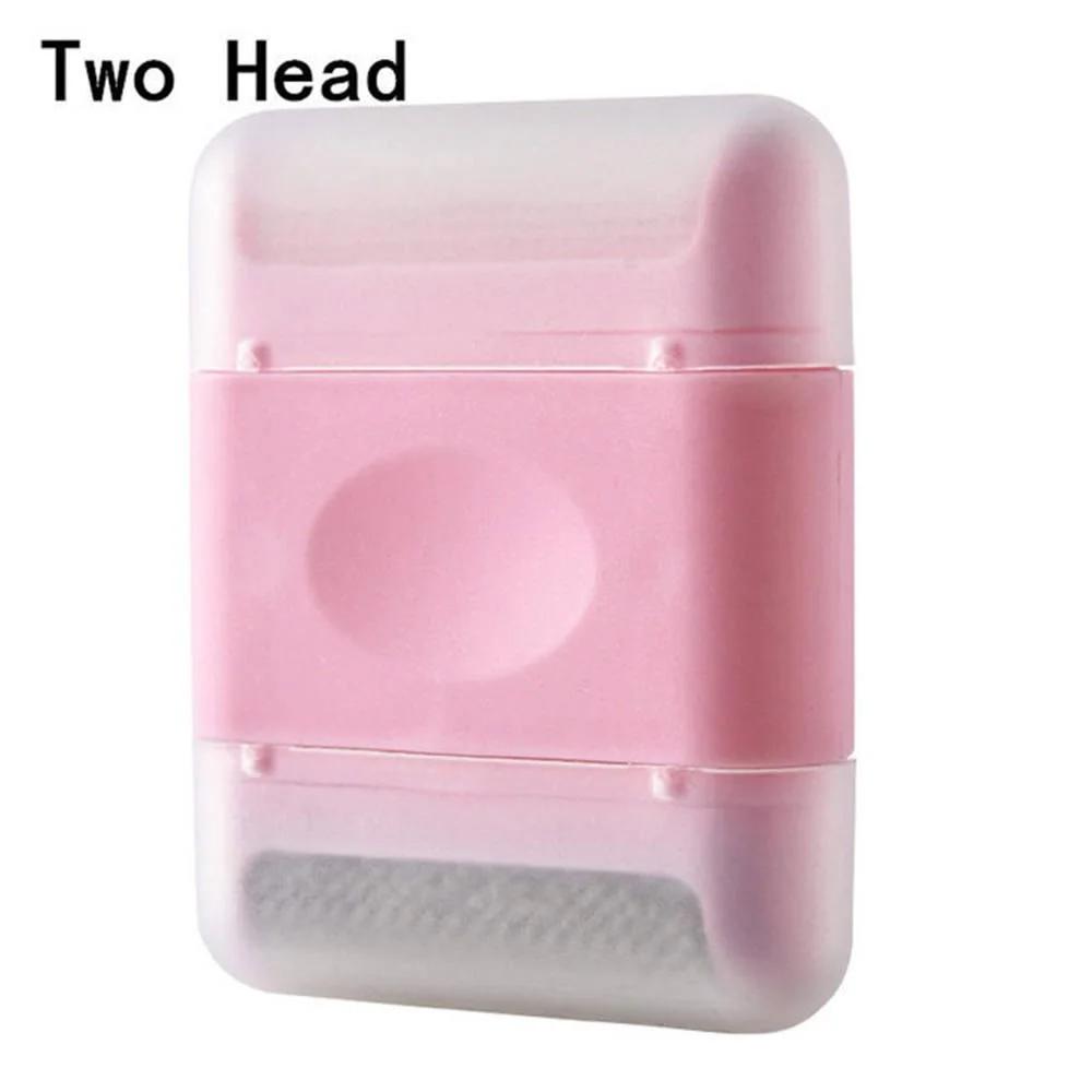 Mini dissolvant de peluches à Double tête, tondeuse manuelle pour boules de poils et vêtements, 1 pi