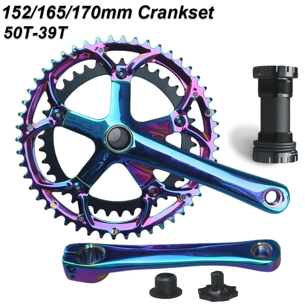 Pédalier de Vélo de Route avec Bras de Manivelle, Accessoire Astronomique, 50T/39T, Double Plateau D
