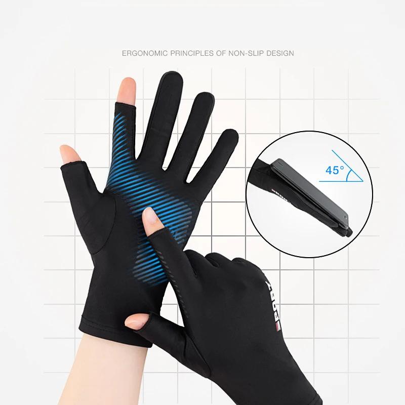 Ice InjHalffinger Gants de cyclisme pour hommes et femmes, Sports de plein air, Fitness, Conduite, P