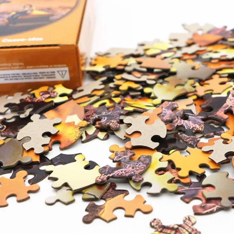 500 pièces Puzzle créatif diverses paysages assemblage photo adultes Anti-Stress Puzzles jouets pour