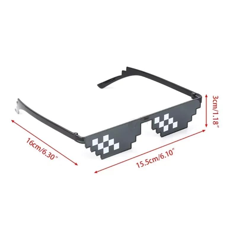 Lunettes de soleil mosaïque Cool Party Vintage nuances lunettes pour hommes lunettes de soleil pixél