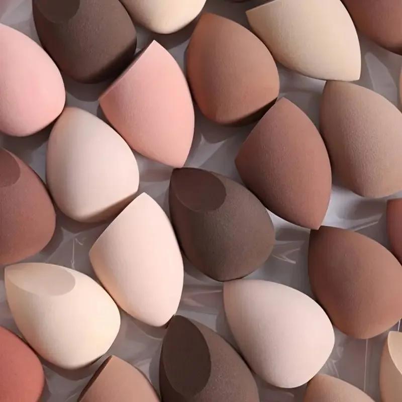 Paquet de 12 mélangeurs de beauté couleur café – Application de fond de teint impeccable pour les fê