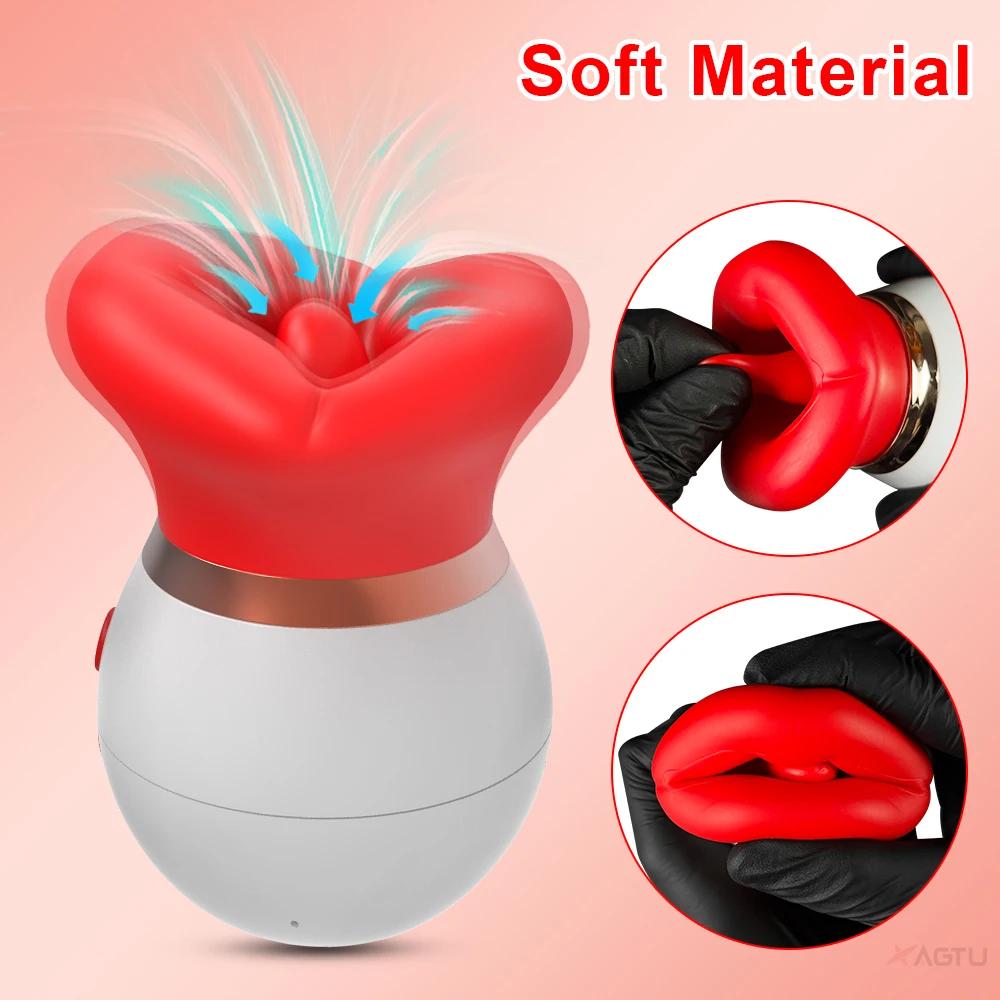 Vibromasseur à Succion pour Femme, Léchage de Langue, Ventouse de Clitoris, Continents Oraux Féminin