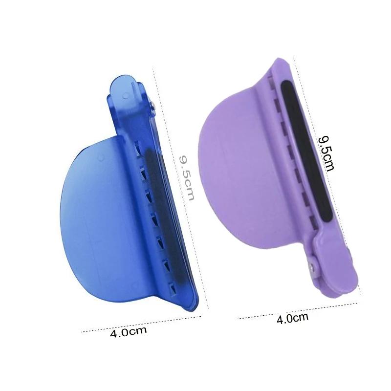Clips de séparation faciles/vitesse, Clips de séparation de couleur bleue pour Extension de cheveux