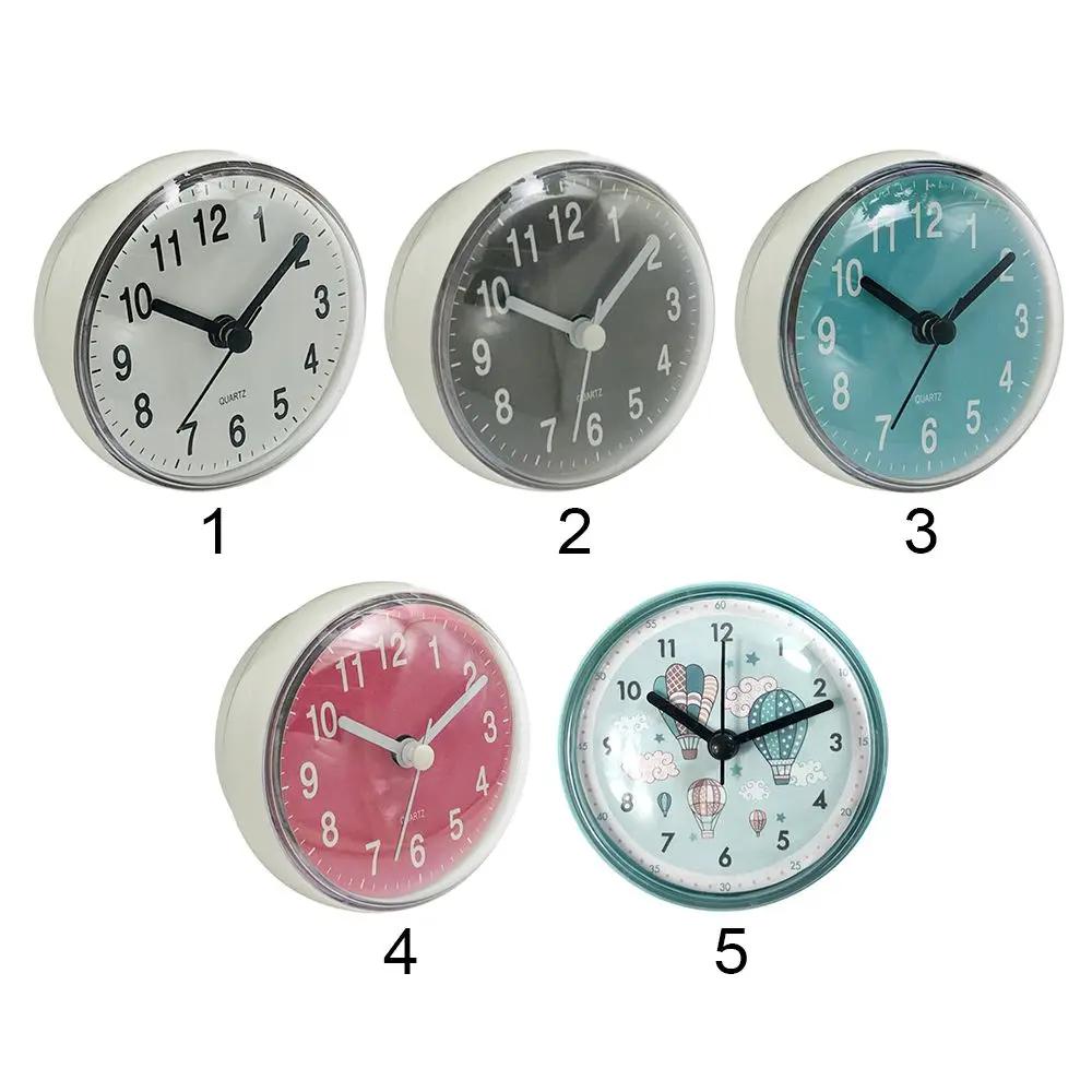 Mini ventouse horloge murale salle de bain Anti-buée étanche 7cm cuisine toilette salon étanche peti