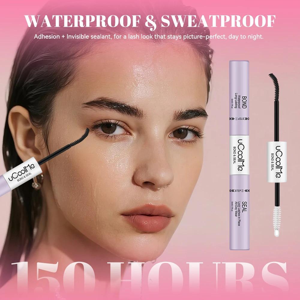 Kit d'extension de cils uCoolMe Lashes Flora 0.05mm, bouquets définis et volumineux, avec colle et d