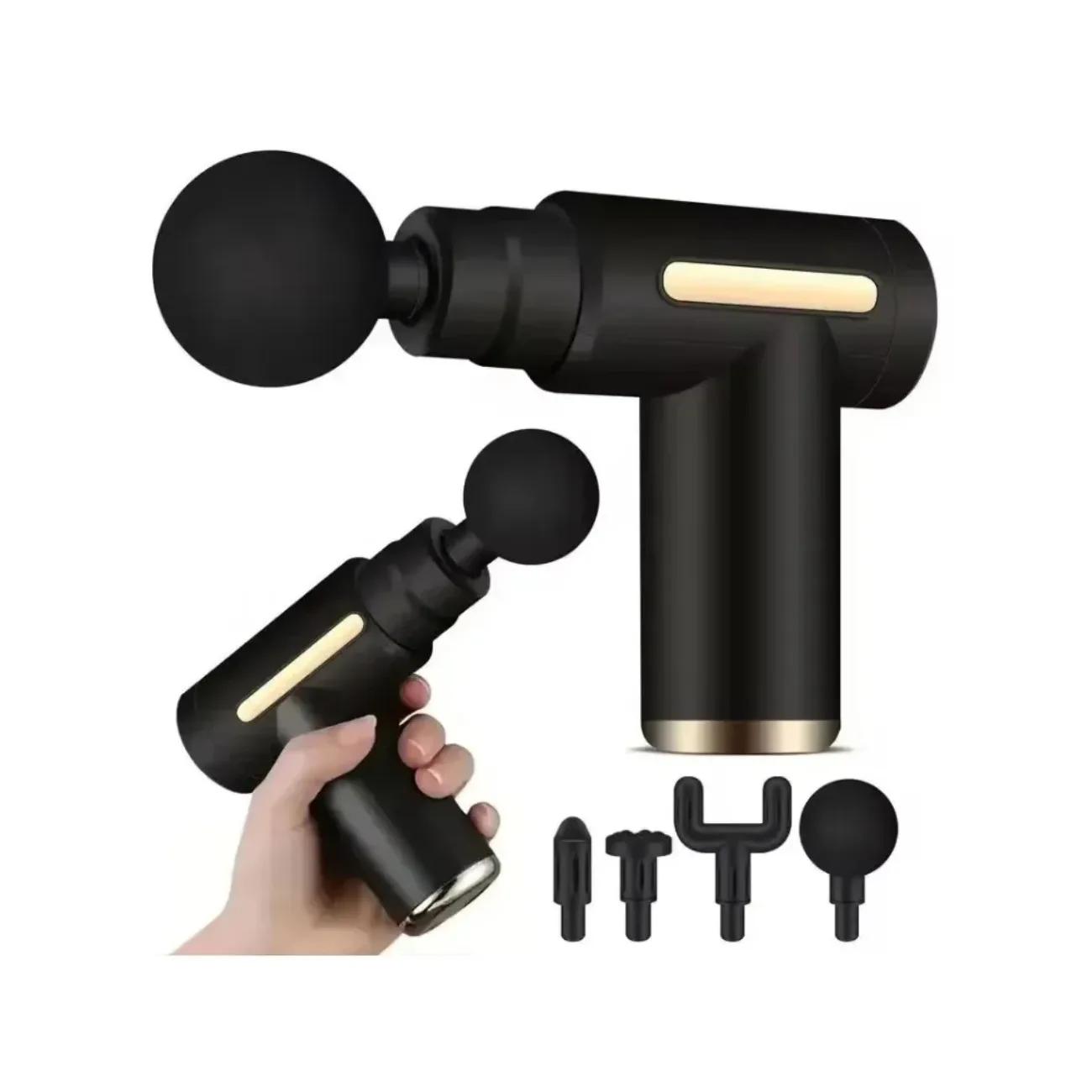 Mini pistolet de massage USB – Relaxeur de fascia portable pour le cou, les épaules et le dos, soula