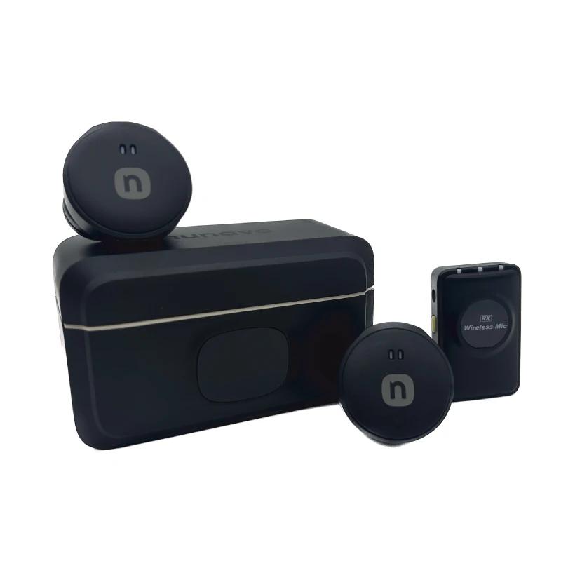 NUNAVO Microphone sans fil pour Insta360 One R, pour Insta360 one rs Microphone sans fil audio, pas 