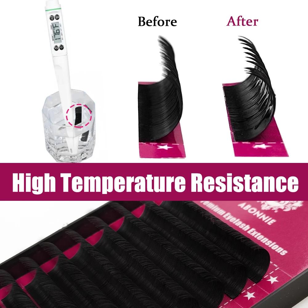 Extensions de cils individuels classiques Abonnie B/C/CC/D, cils volumineux et moelleux, toutes tail