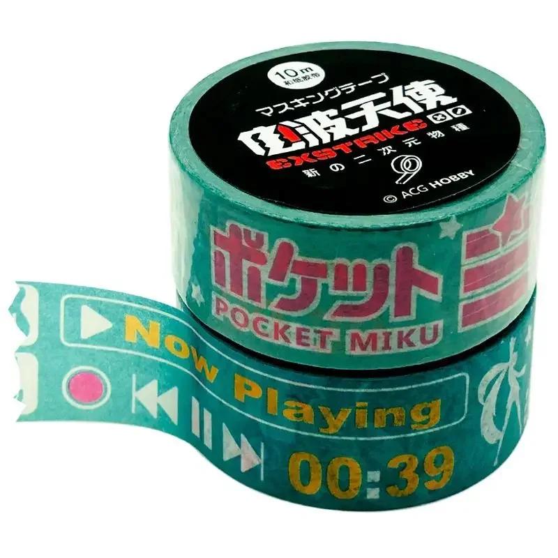Hatsune Miku ruban dessin animé papier ruban étanche main grand livre décoration Acgn périphérie éco