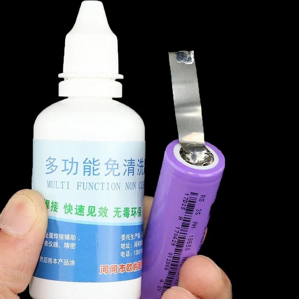 Flux de soudage liquide puissant 50ml, Flux de soudage métallique multifonctionnel Non propre, outil