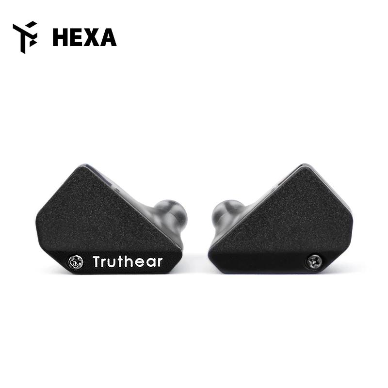 Truthear-Écouteurs hybrides HEXA 1esse + 3BA, oreillettes avec câble 0,78 et 2 broches