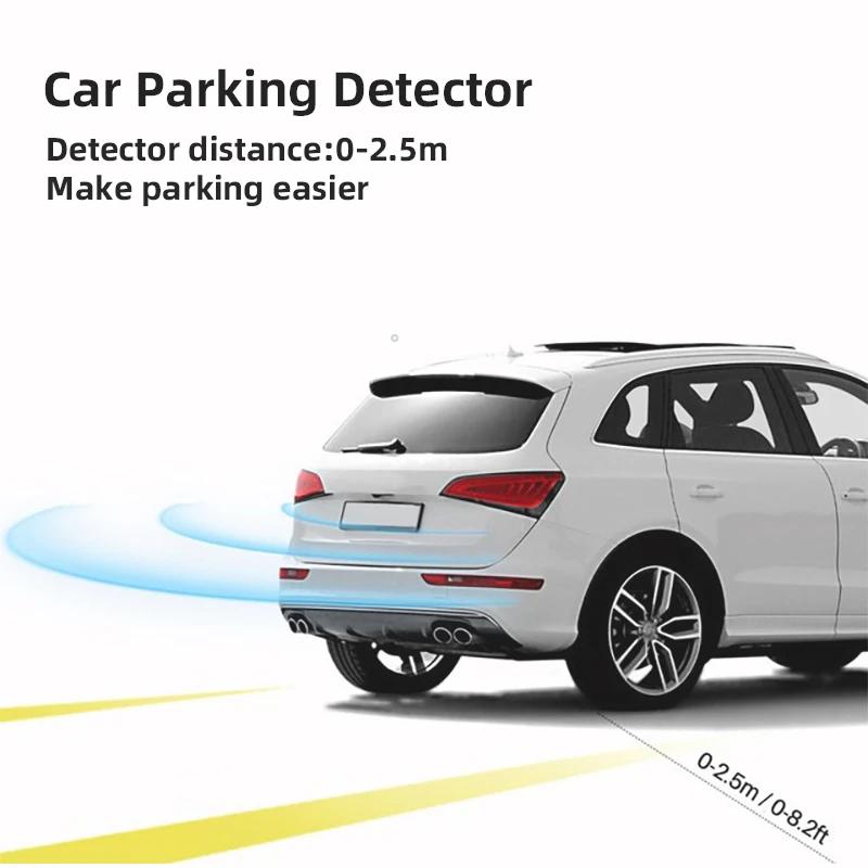 ParkStapKit-Kit de capteurs de stationnement LED pour voiture, affichage numérique précis de l'alarm