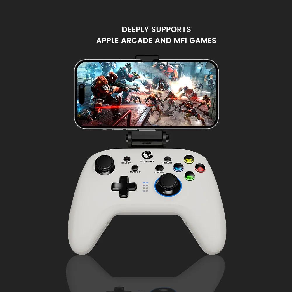 GameSir T4 Pro Version blanche contrôleur de jeu Bluetooth manette de jeu sans fil 2.4G pour Nintend