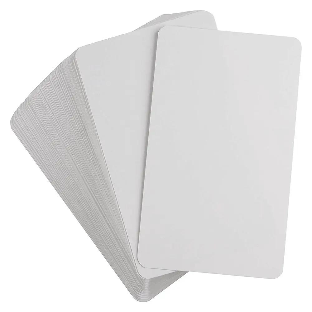 100/200 pièces carte à jouer papier dur vierge carte papier bricolage jeu de société carte postale p