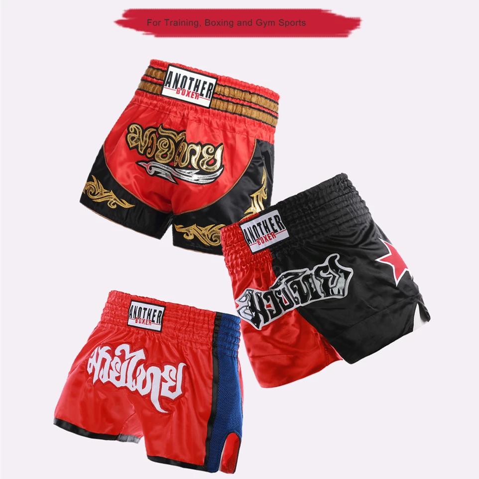 Short Muay Thai, short de boxe court Kickboxing, maillot de boxe pour l'entraînement de frappe, shor