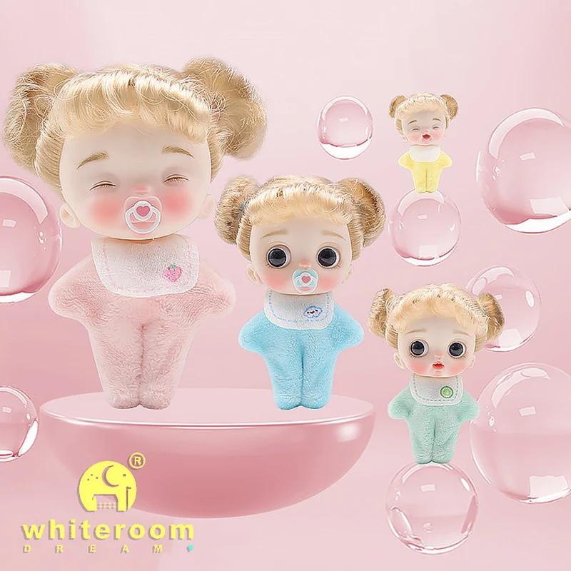Mini jouets de poche pour filles, vêtements de poupée, bébé mignon souriant, maquillage du corps, po