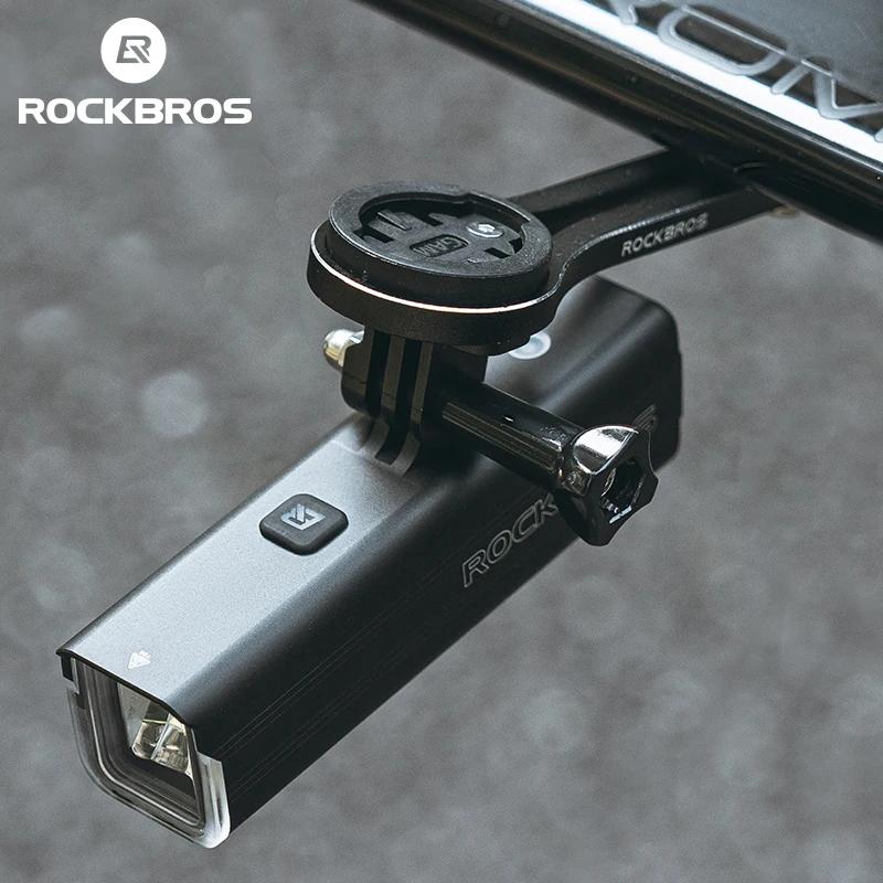 ROCKBROS – feu avant intelligent en alliage d'aluminium, 1500lm/1000lm, charge de Type C, Version su