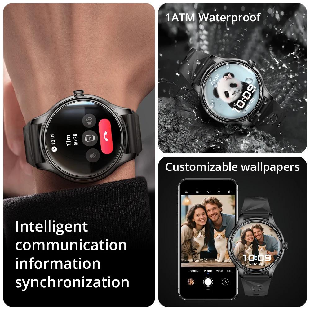 2025 COLMI L28 Air Smartwatch corps Ultra-fin de 7.9mm, écran AMOLED de 1.32 pouces, gestion de la s