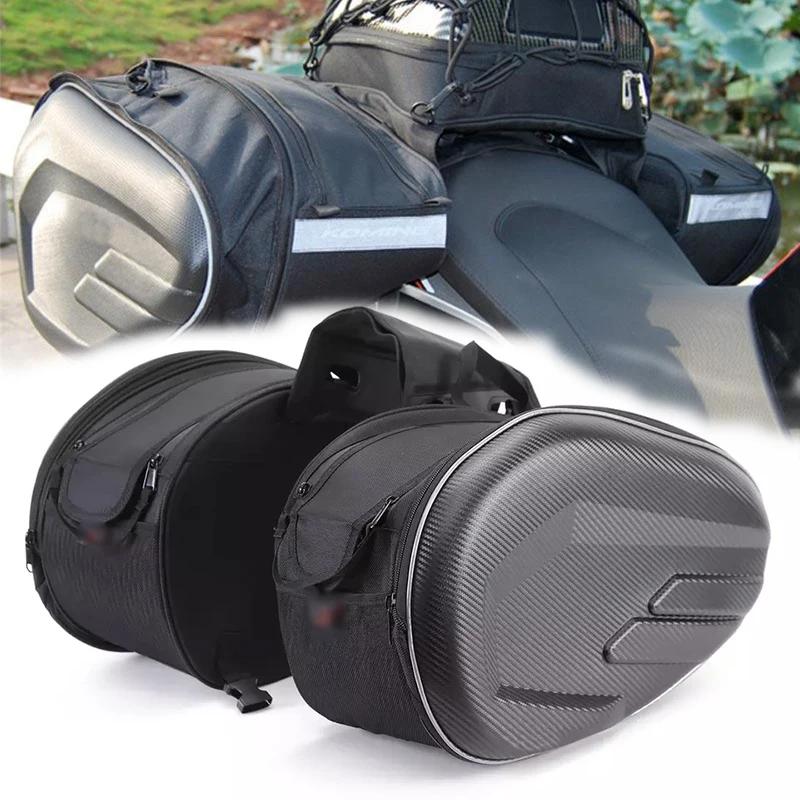 Sacs universels pour sacoches de moto, 2 pièces, sacs de selle pour bagages, fourche de rangement la