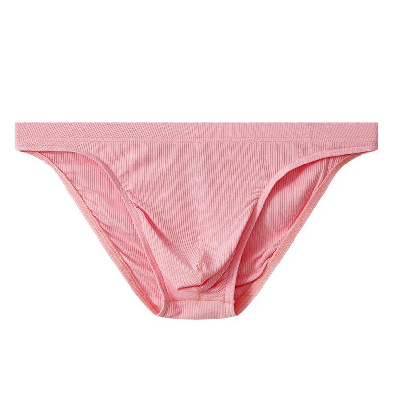Sous-vêtements pour hommes slips solides Shorts Hombre homme culotte solide confortable taille basse