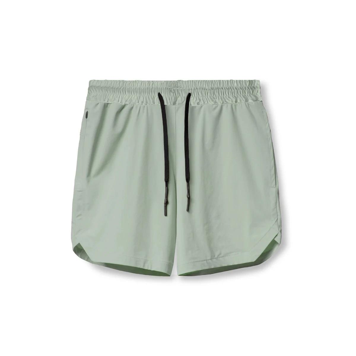 Short pour Homme Tissé à une Couche, vaccage Rapide, Solide, Course à Pied, Fitness, dehors, Décontr