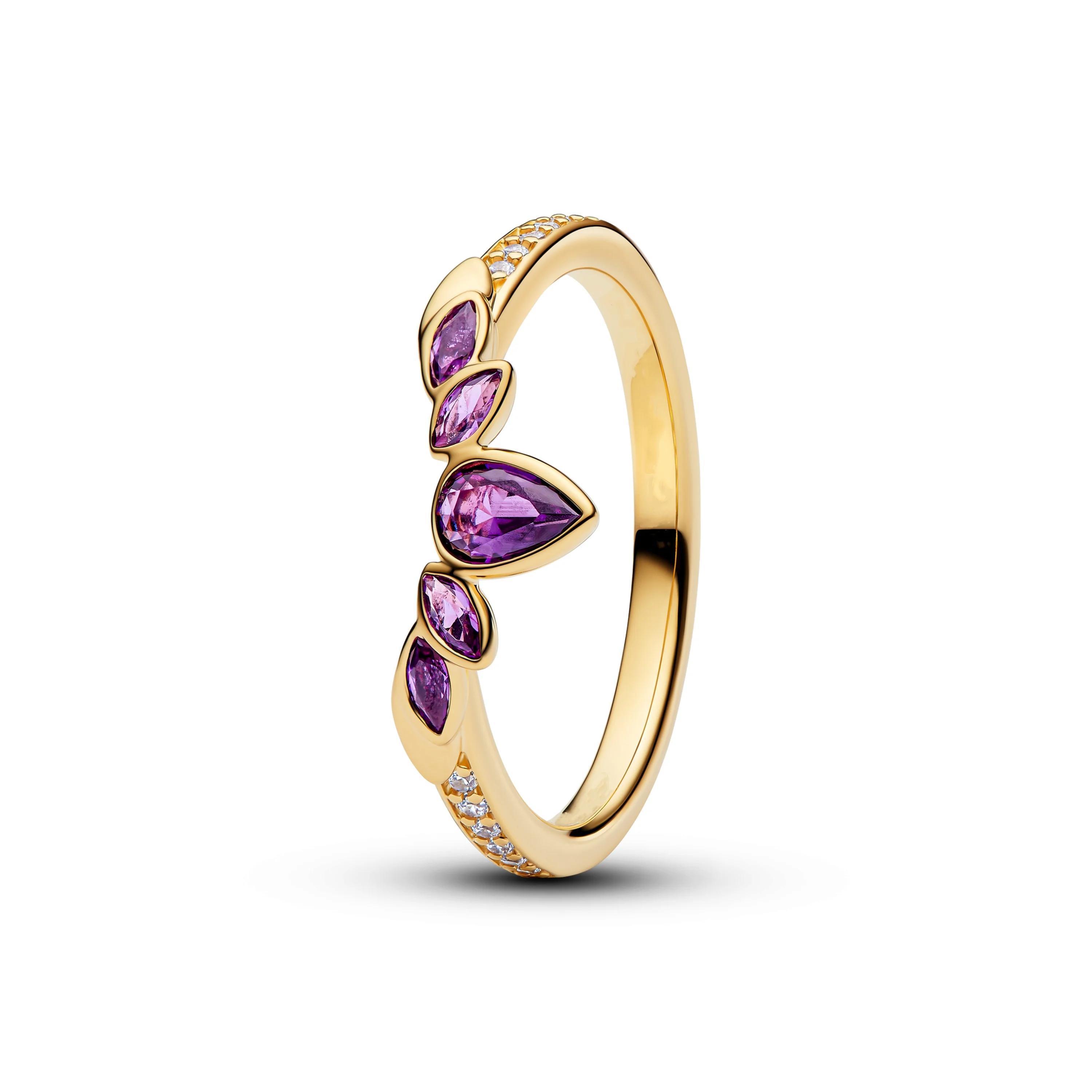 Meilleure vente 2025 – Bague en argent pur 925 % avec diamant en forme de rose, flocon de neige, pap